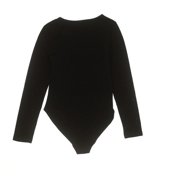 (A8) MANGOPOP Women's Basic Scoop Neck LongSleeve Bodysuit Suit, Size Small, NWT - Picture 5 of 9